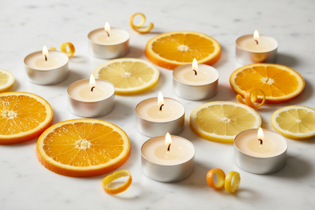 Citrus Burst Tea Lights